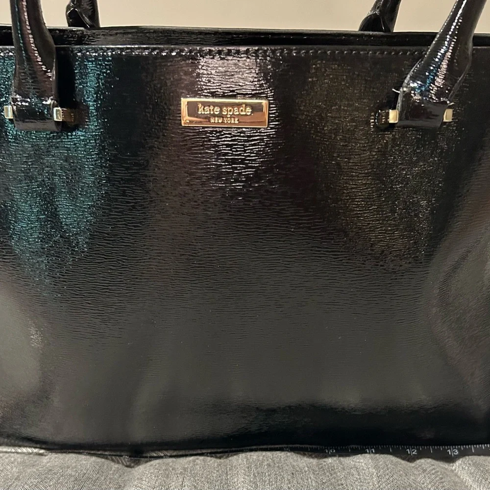Kate Spade New York Black Patent Leather Tote